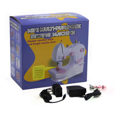Configuración mecánica de cama plana con tapa de tejido blando Maquinas de coser doble aguja