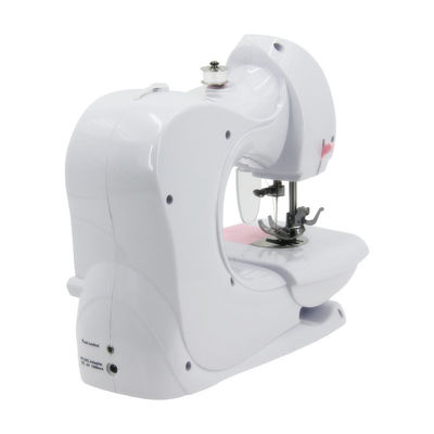 Configuración mecánica de cama plana con tapa de tejido blando Maquinas de coser doble aguja