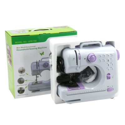 Máquina de coser eléctrica para el hogar de pequeño tamaño perfecta para 100-240V-50/60Hz