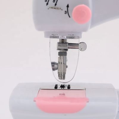Máquina de coser para el hogar de metal ABS con doble velocidad y suministro de energía