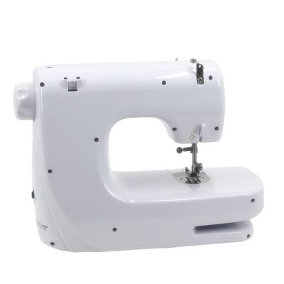 Máquina de coser para el hogar con longitud de costura ajustable.