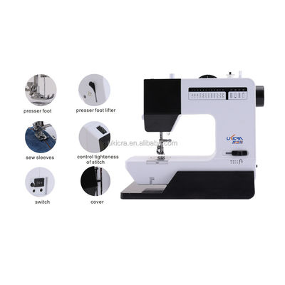 UFR-737 Máquina de coser doméstica multifuncional mini Overlock compacta y versátil