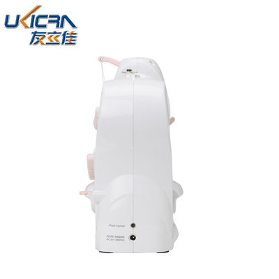 Mini máquina de coser para el hogar UFR-601 con longitud de punto de 0-5 mm en color blanco y rosa